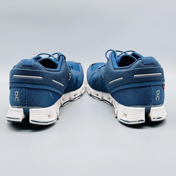 On Shoes Mens 8.5 Blue Cloud Swiss Engineering Lightweight Running Gym Sneakers - Picture 8 of 12